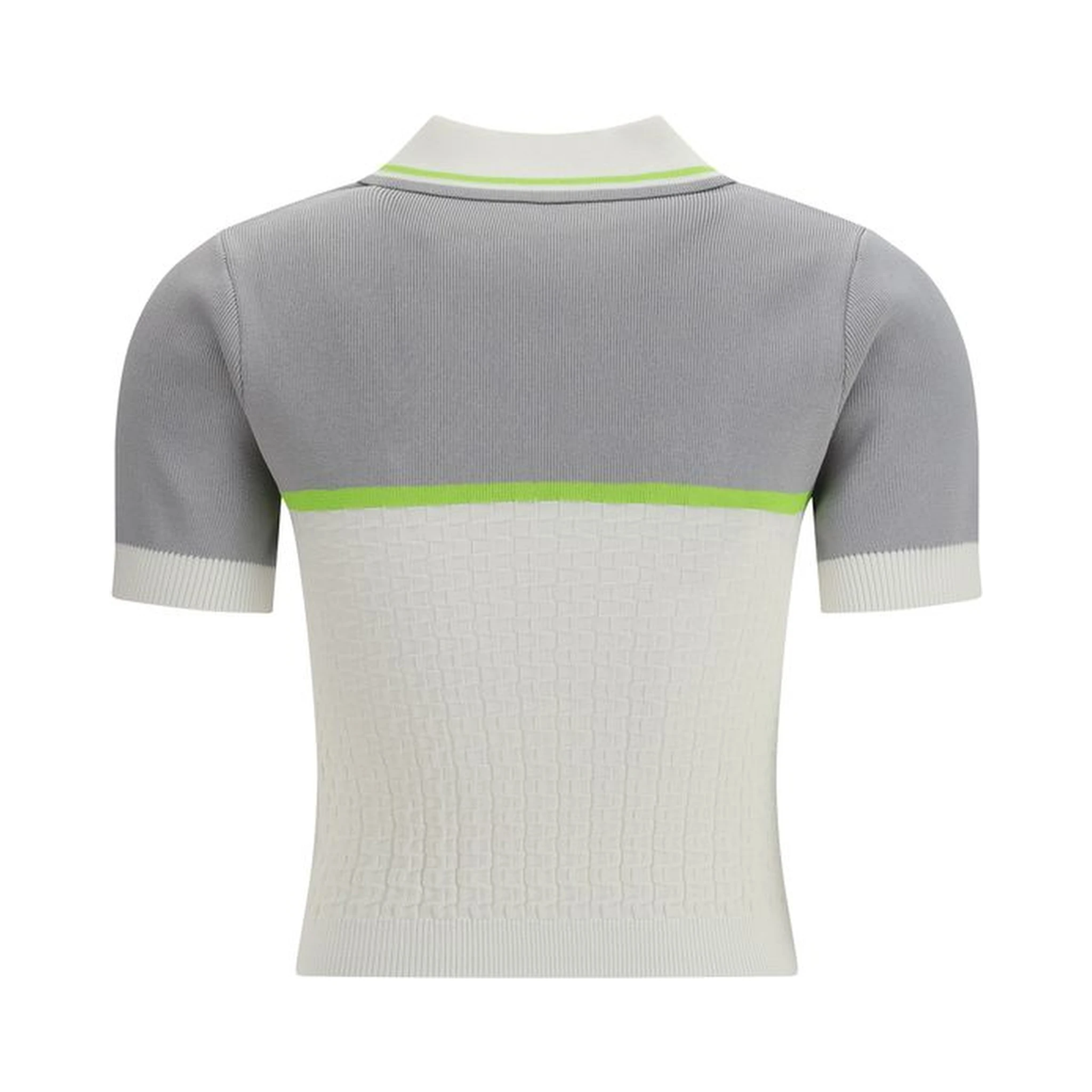 White Viscose Polo Shirt