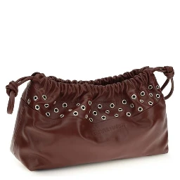 Bordeaux Calf Leather Bos Taurus Shoulder Bag