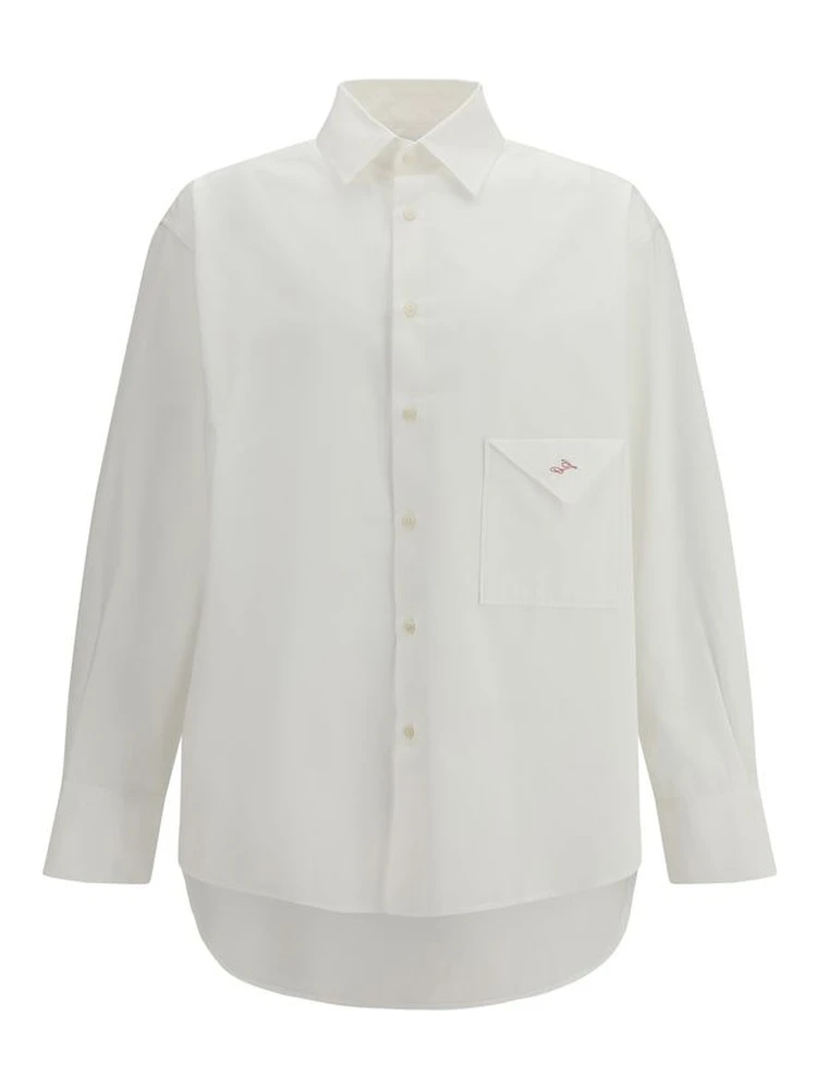 White Cotton Dress Shirt