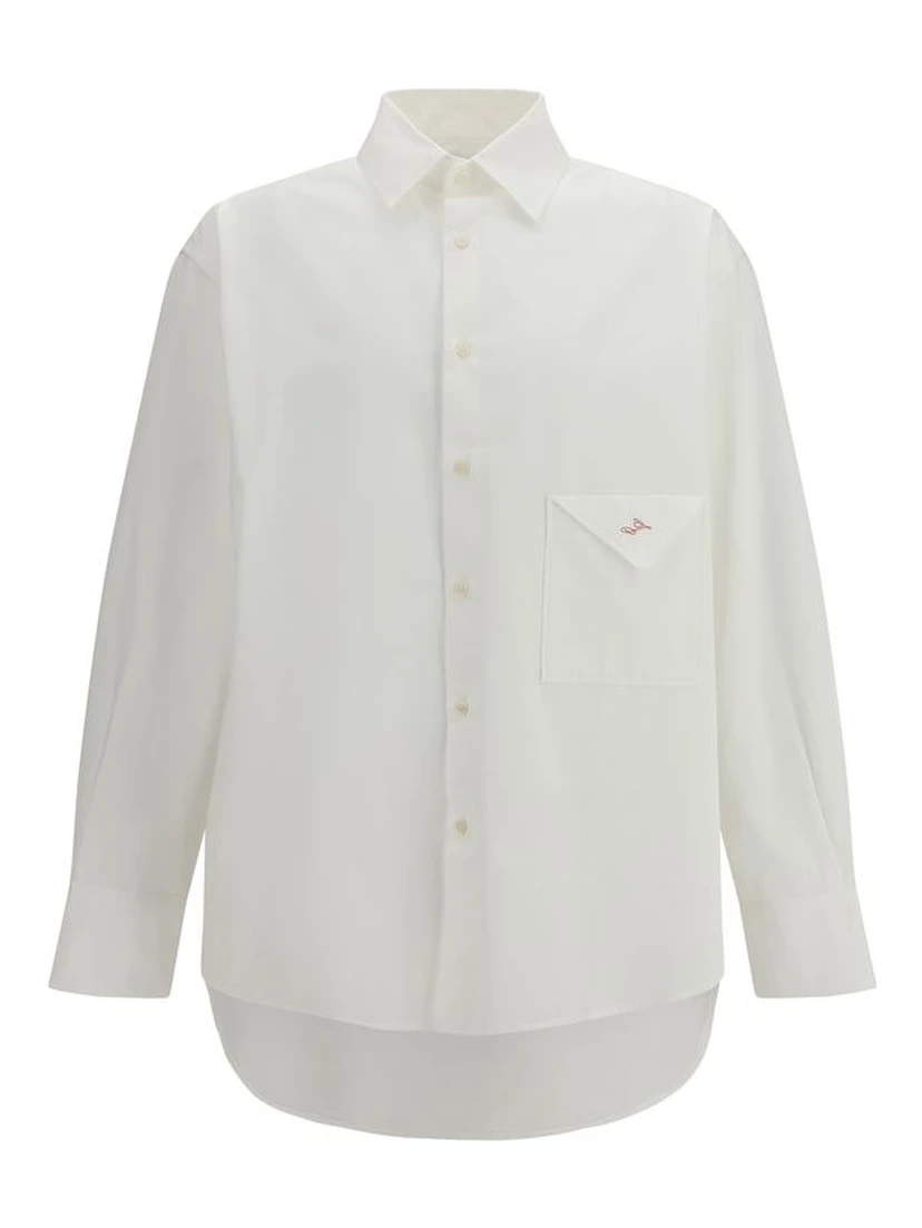 White Cotton Dress Shirt