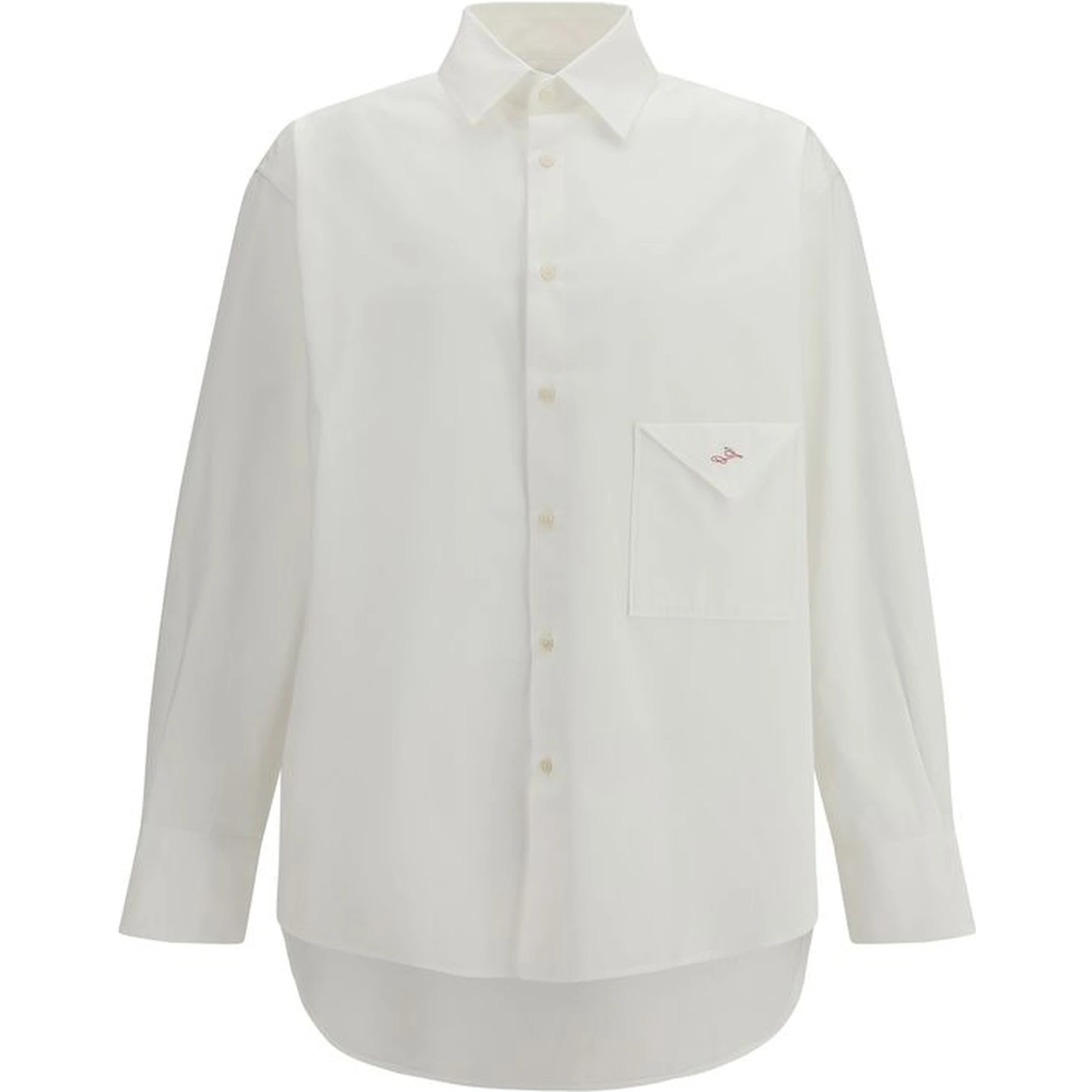 White Cotton Dress Shirt