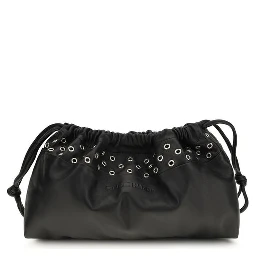 Black Calf Leather Bos Taurus Shoulder Bag