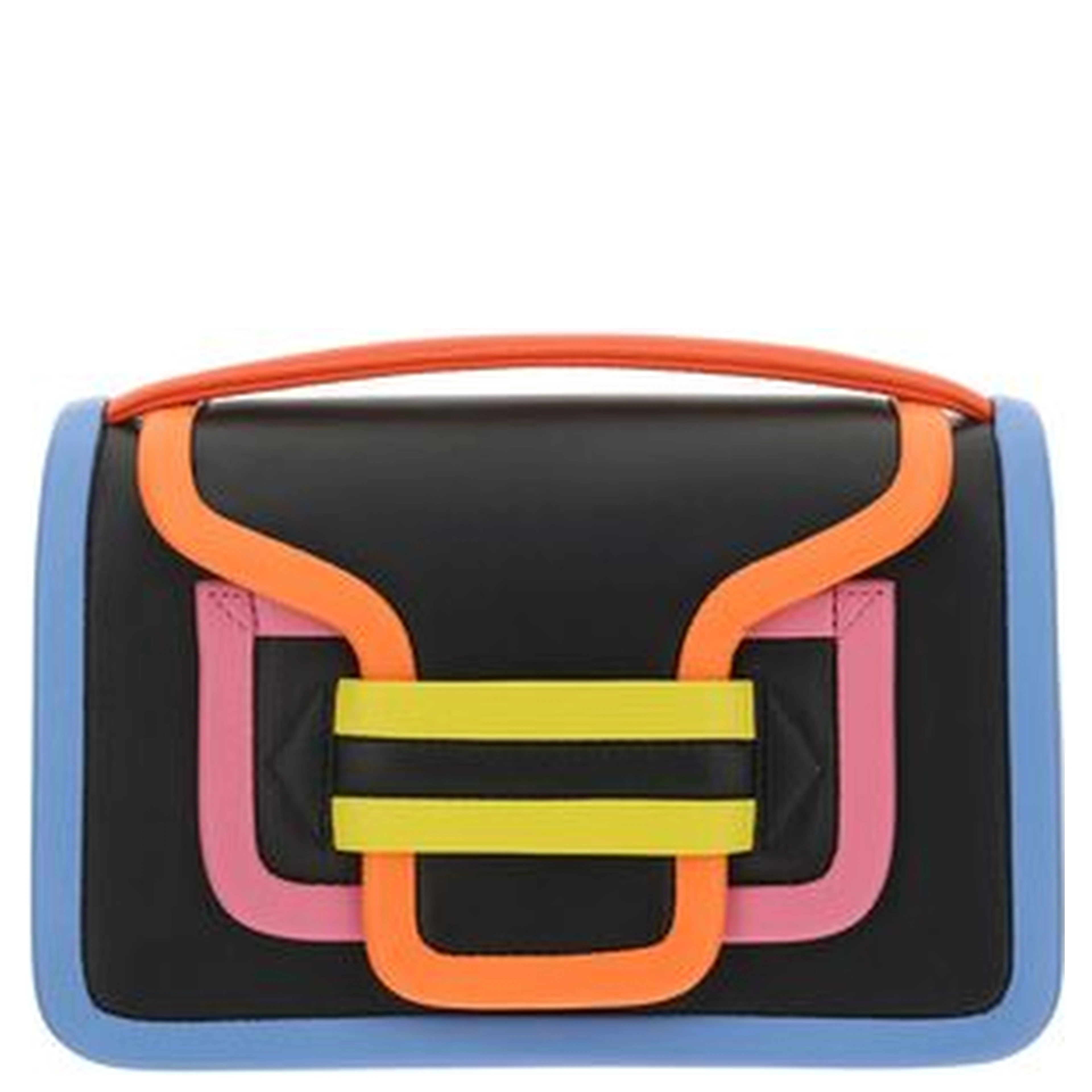 Multicolor Calf Leather Bos Taurus Shoulder Bag