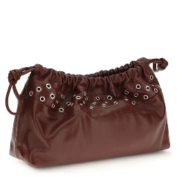 Bordeaux Calf Leather Bos Taurus Shoulder Bag