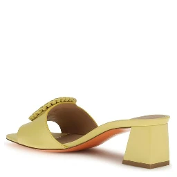 Bicolor Calf Leather Bos Taurus Mules