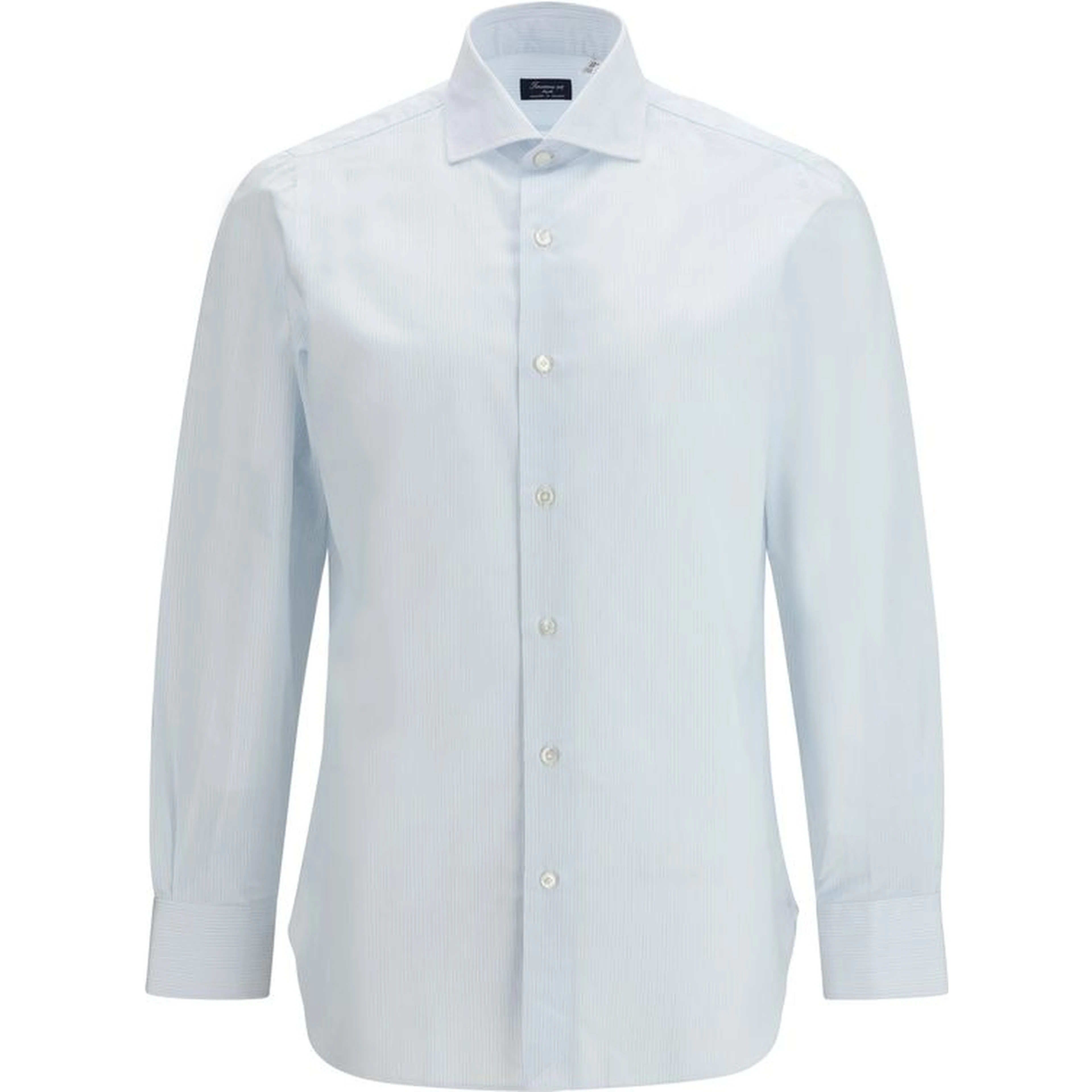 Blue Cotton Pattern Shirt