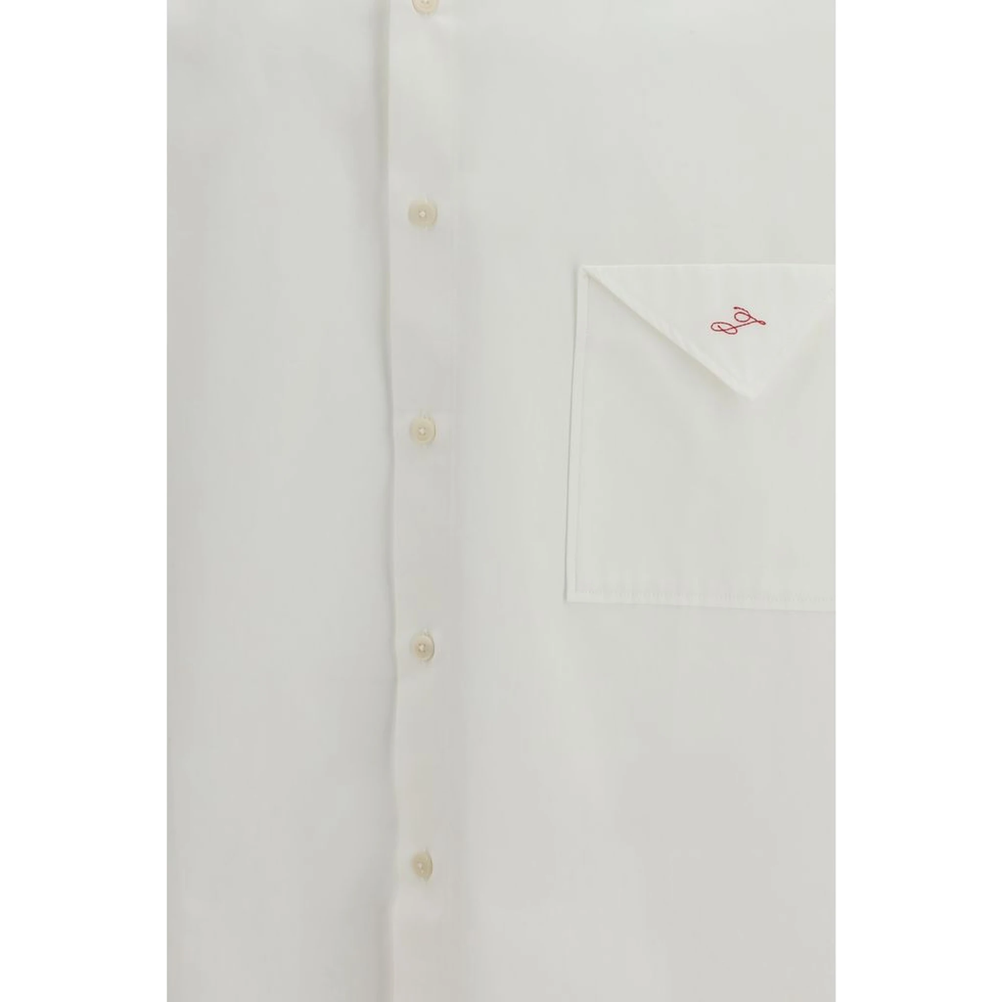 White Cotton Dress Shirt