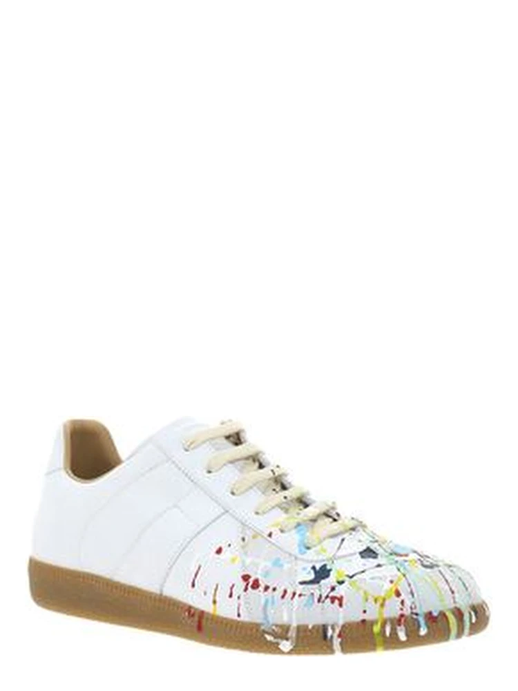 White Calf Leather Bos Taurus Sneakers alternative