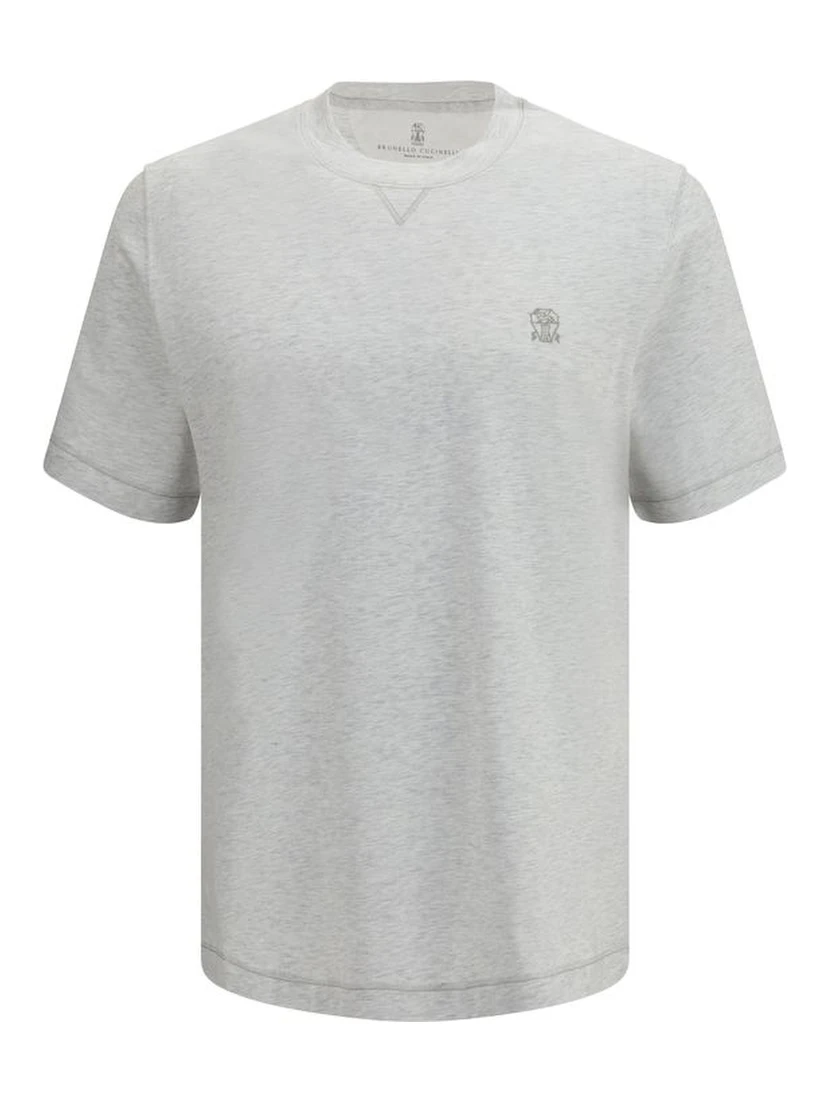Gray Cotton T-Shirt