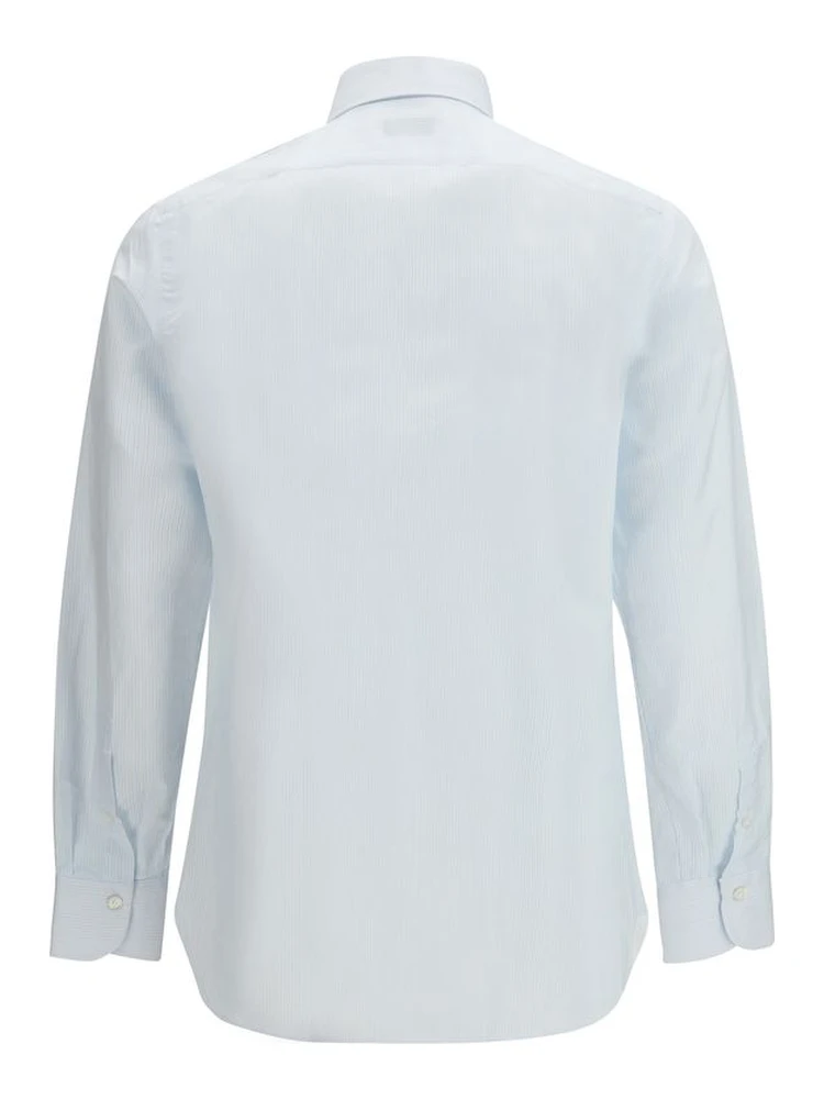 Blue Cotton Pattern Shirt alternative