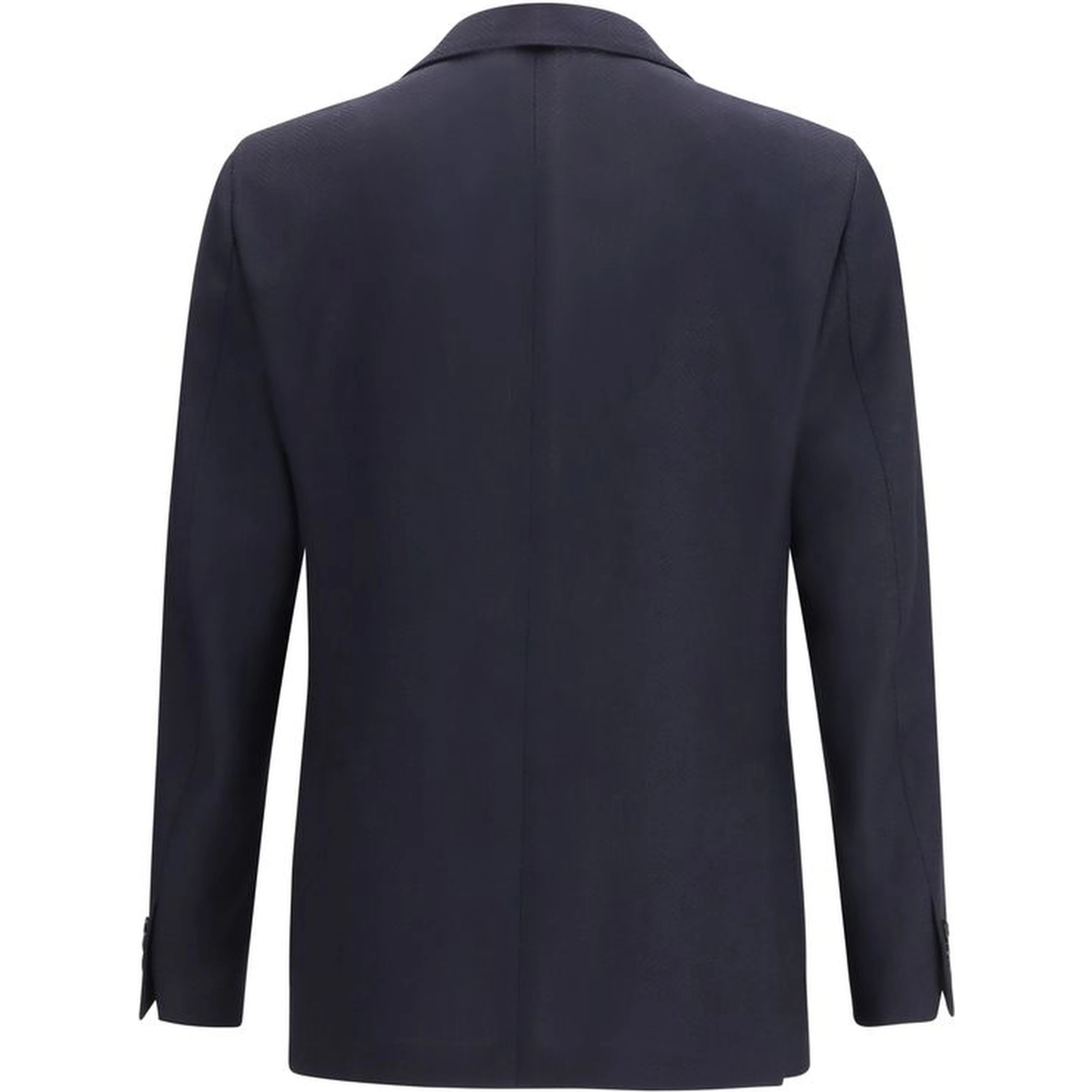 Blue Fleece Wool Blazer