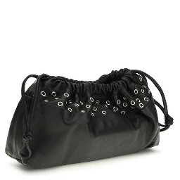 Black Calf Leather Bos Taurus Shoulder Bag