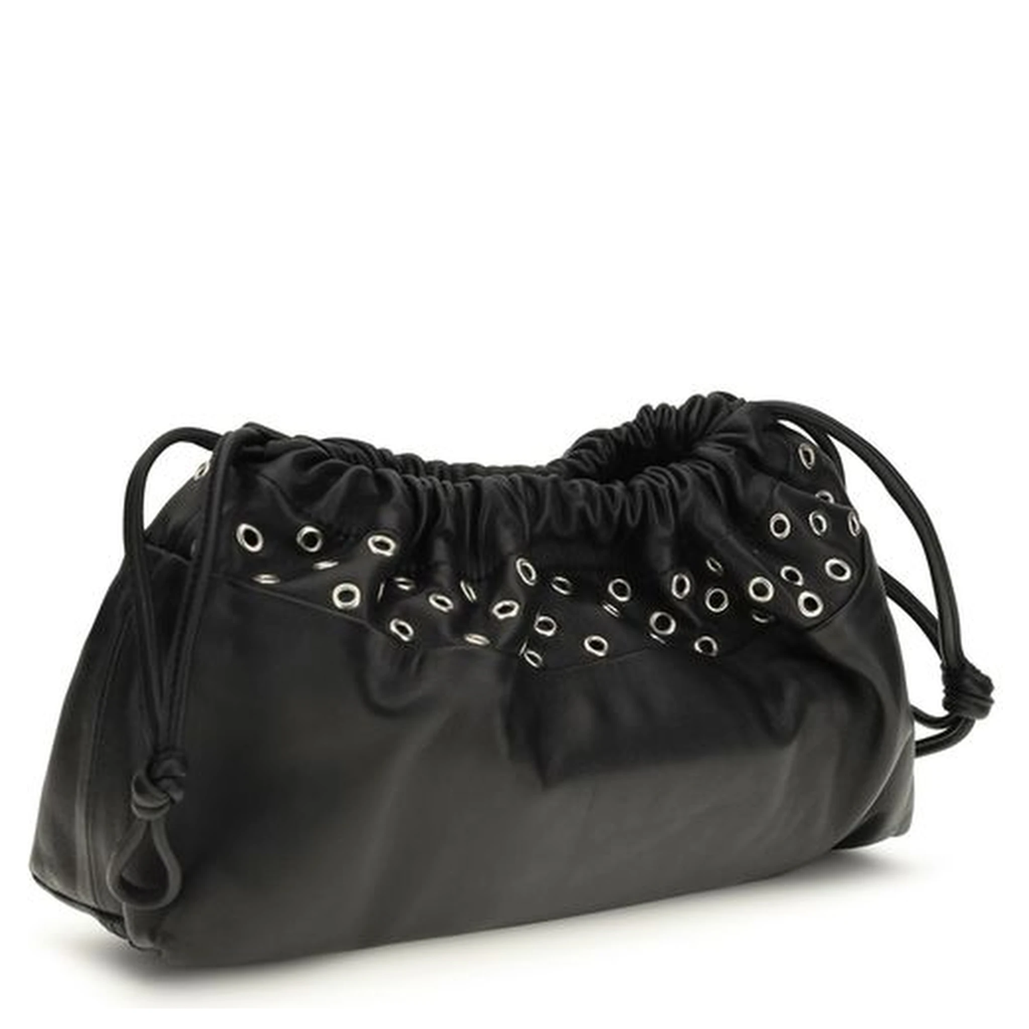 Black Calf Leather Bos Taurus Shoulder Bag