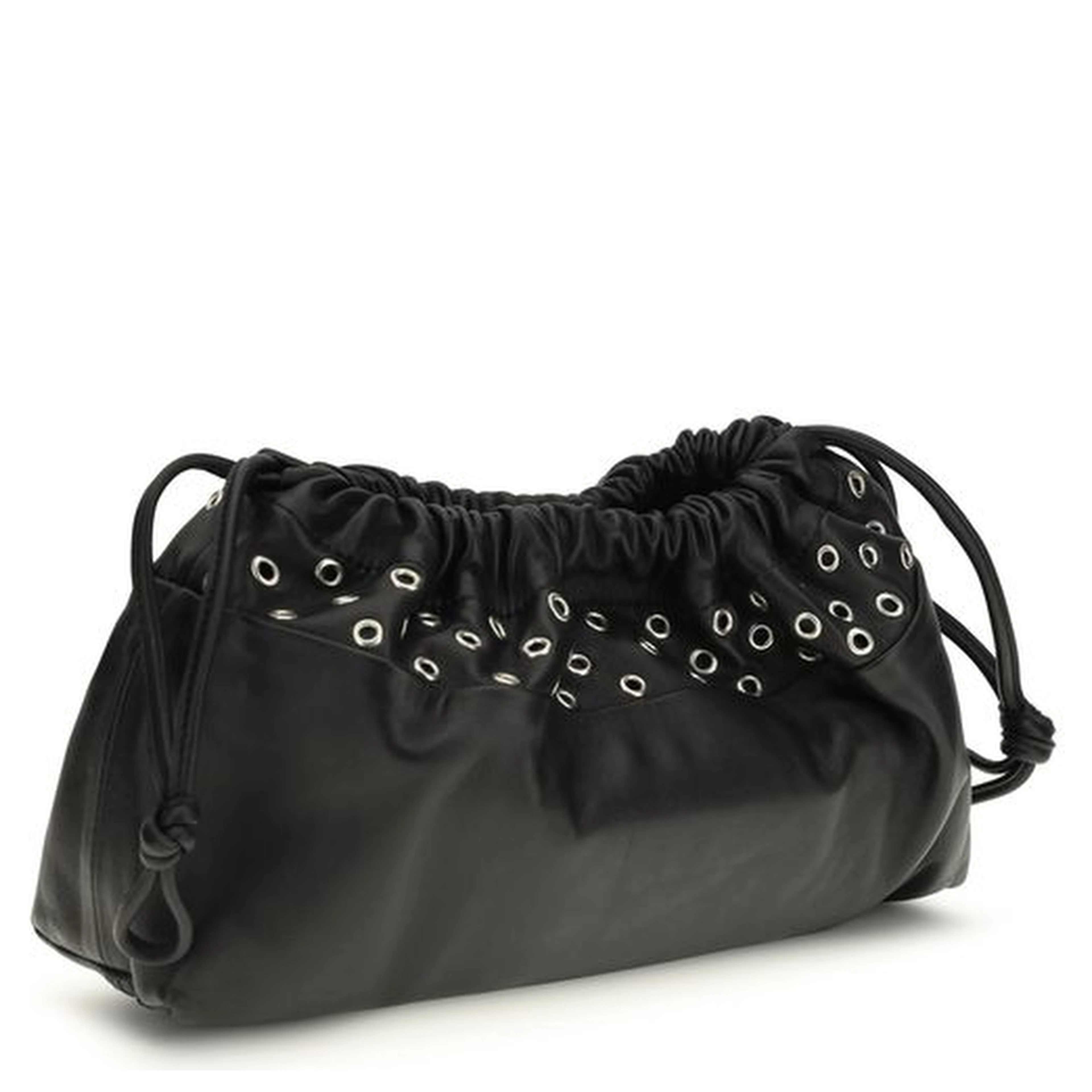 Black Calf Leather Bos Taurus Shoulder Bag