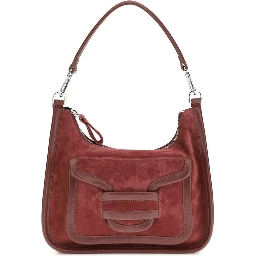 Bordeaux Calf Leather Bos Taurus Shoulder Bag