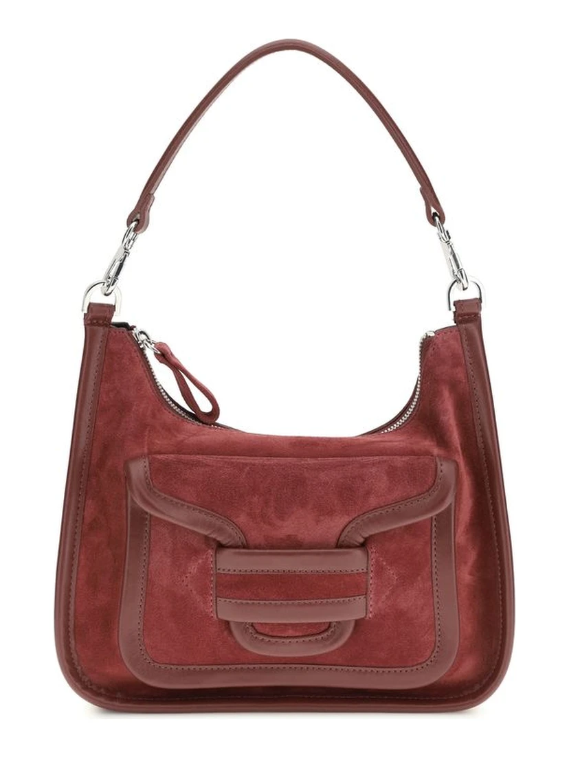 Bordeaux Calf Leather Bos Taurus Shoulder Bag