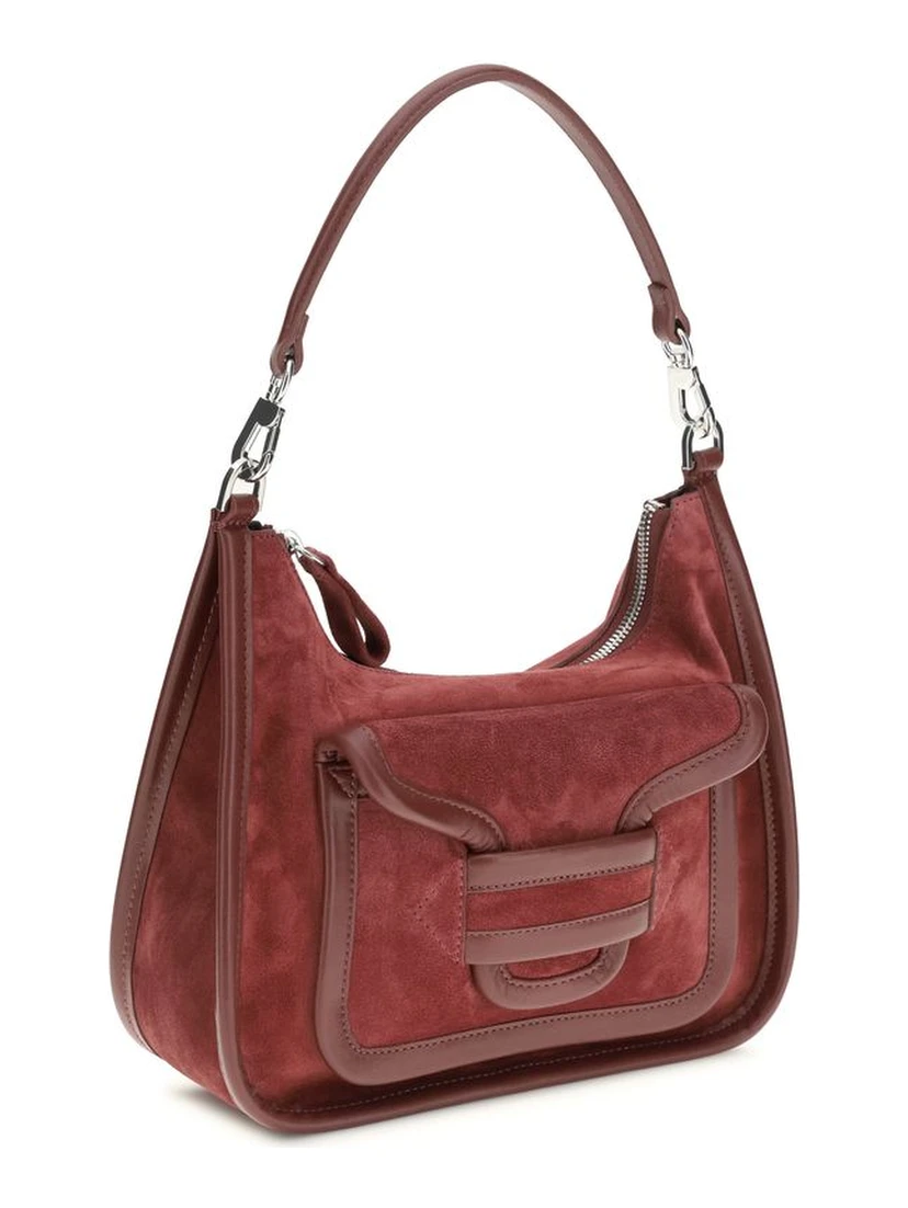 Bordeaux Calf Leather Bos Taurus Shoulder Bag