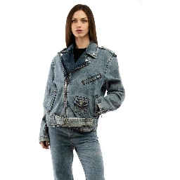 Multicolor Cotton Denim Jacket