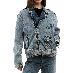 Multicolor Cotton Denim Jacket