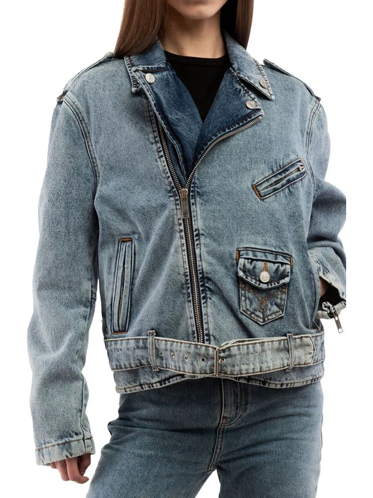 Multicolor Cotton Denim Jacket alternative