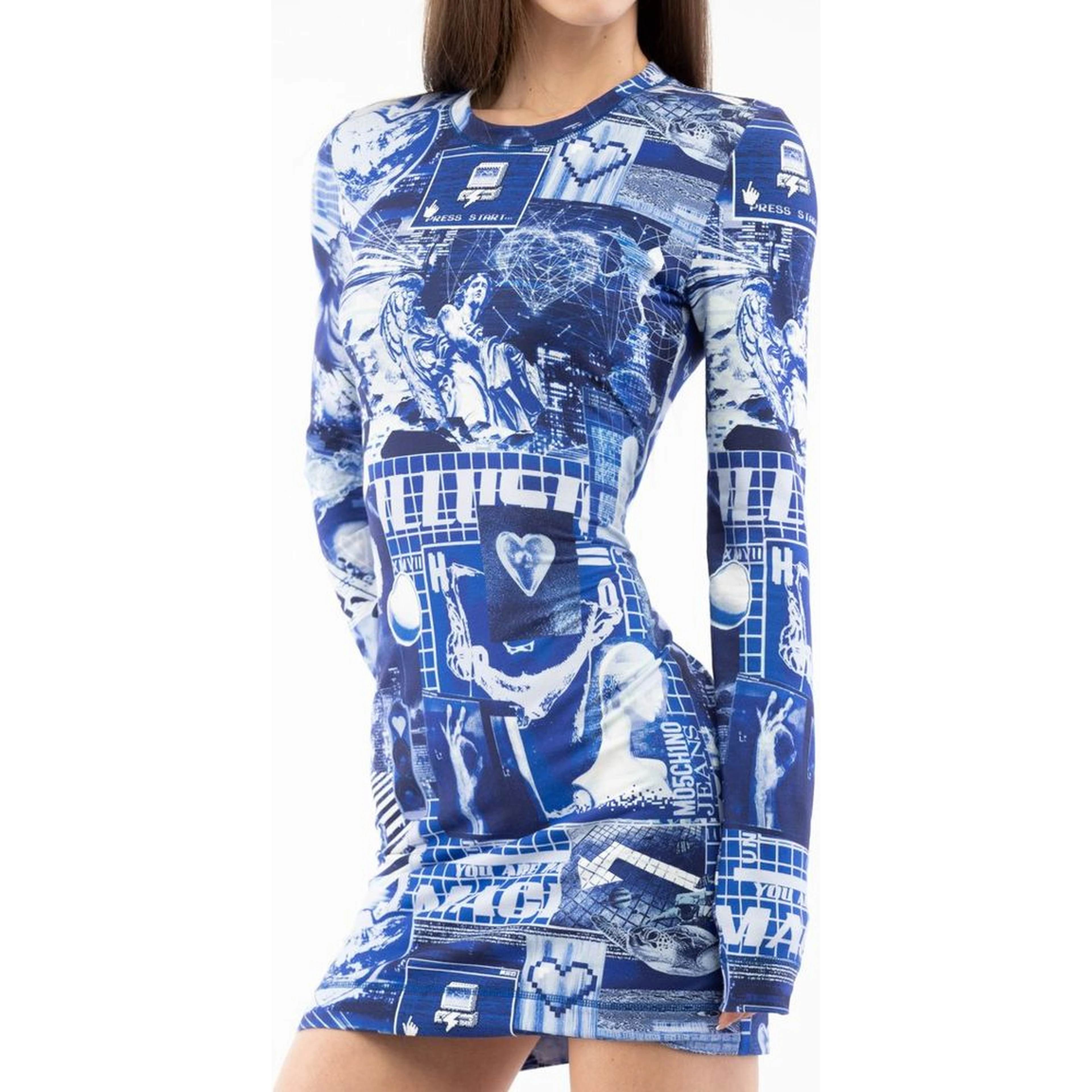 Multicolor Cotton Casual Dress