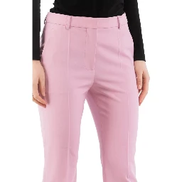 Multicolor Polyester Dress Pants