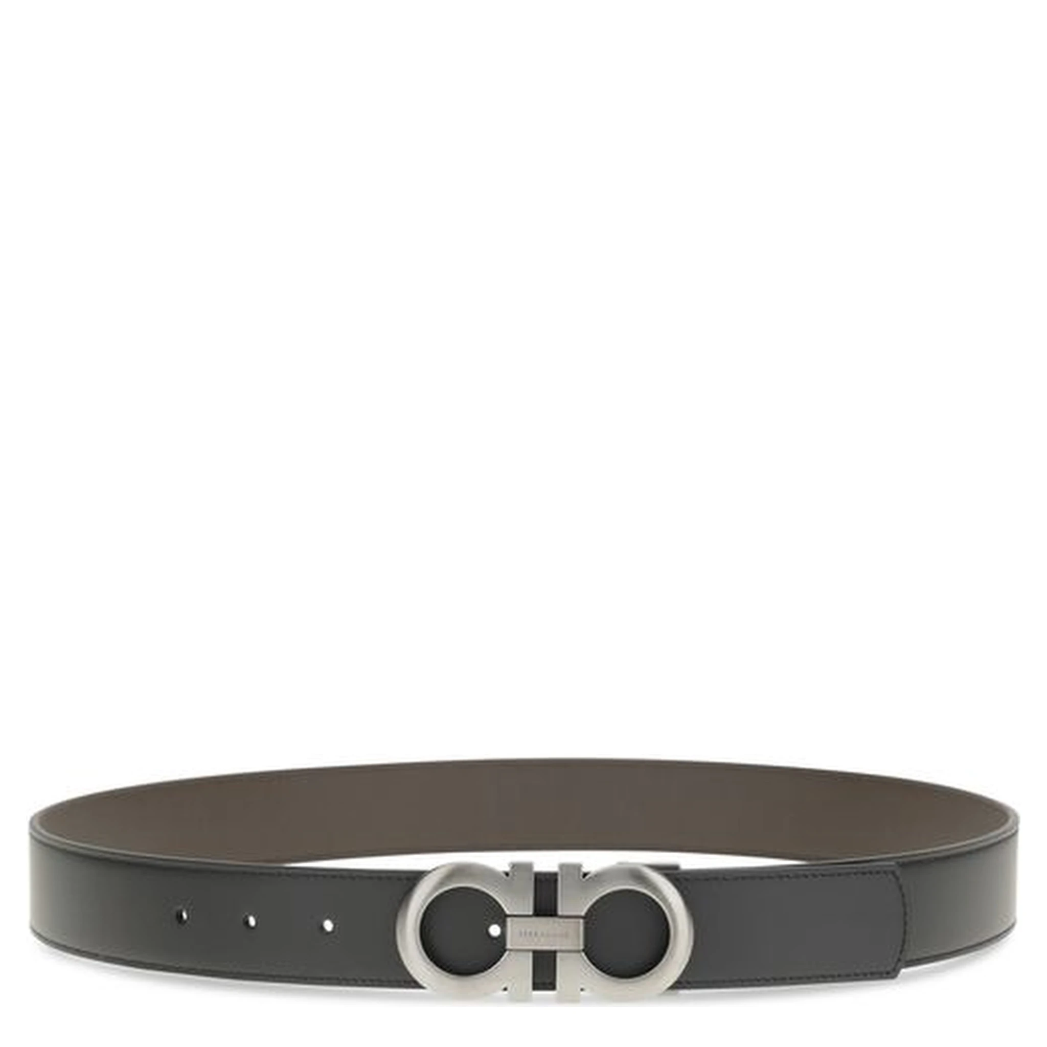 Black Calf Leather Bos Taurus Belt