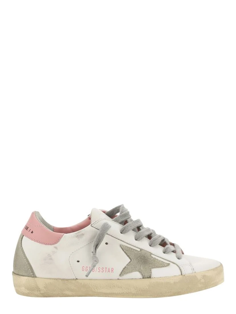 White Calf Leather Bos Taurus Low Top Sneakers