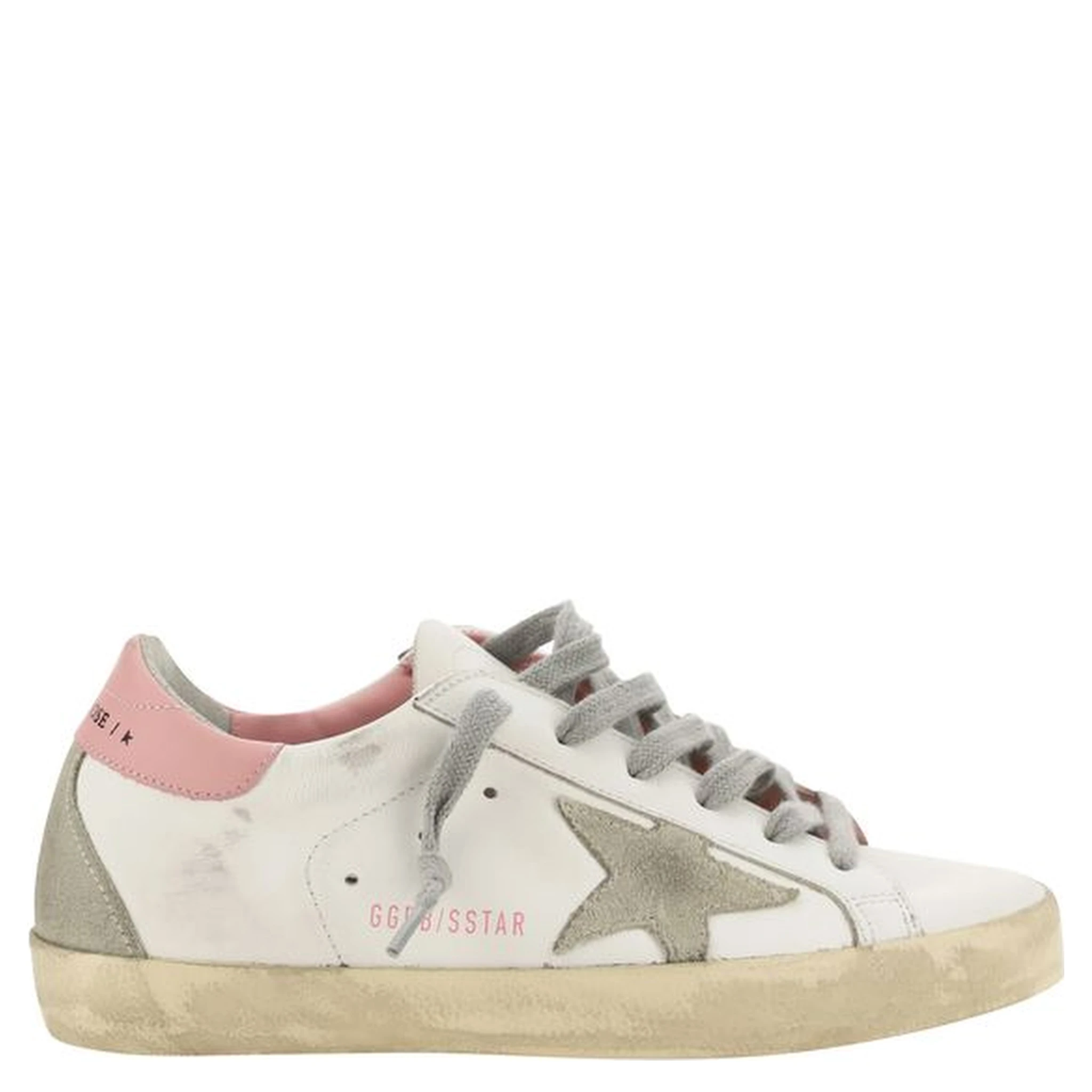 White Calf Leather Bos Taurus Low Top Sneakers