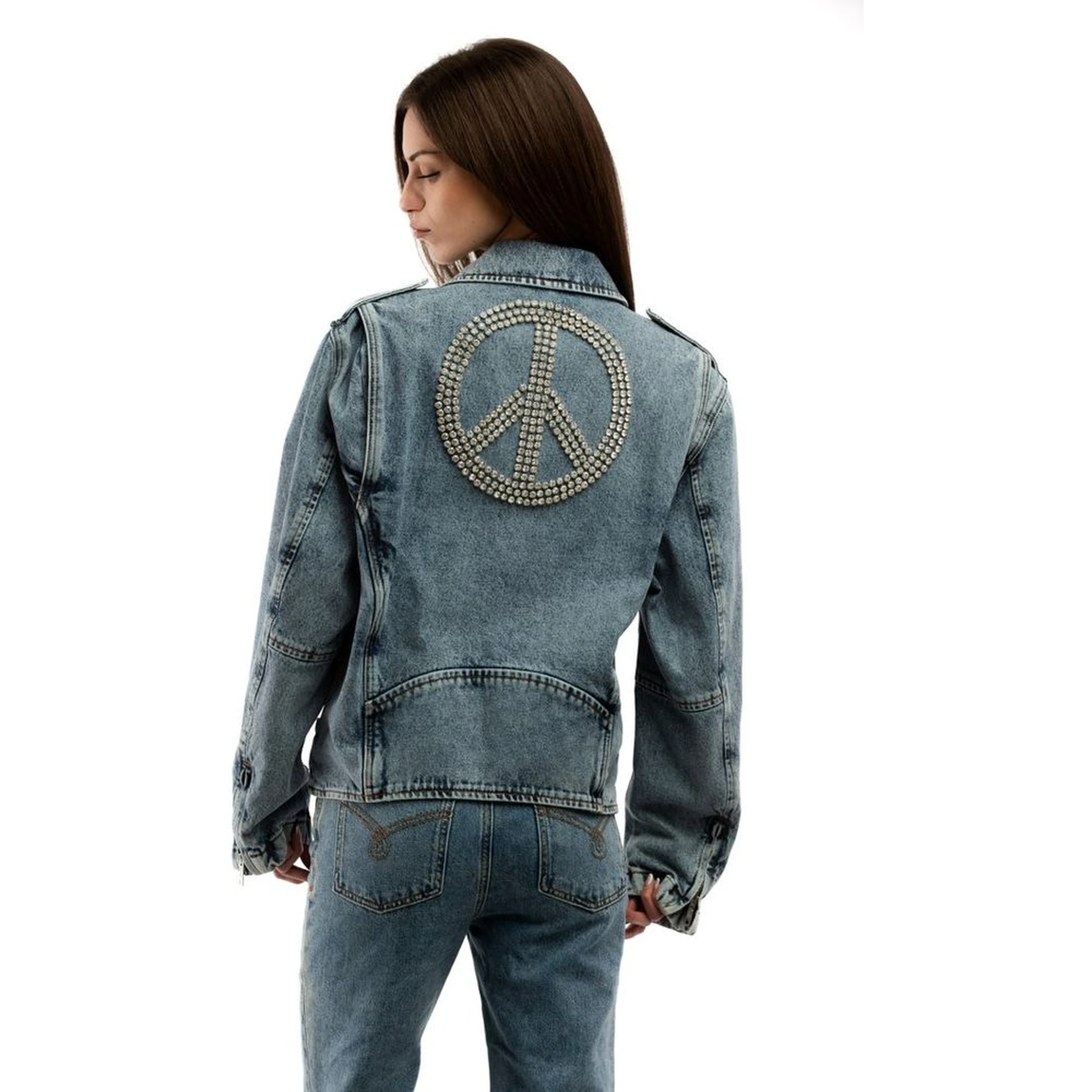 Multicolor Cotton Denim Jacket