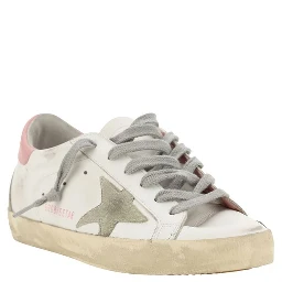White Calf Leather Bos Taurus Low Top Sneakers