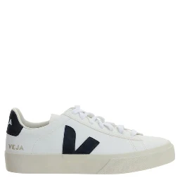 White Calf Leather Bos Taurus Low Top Sneakers