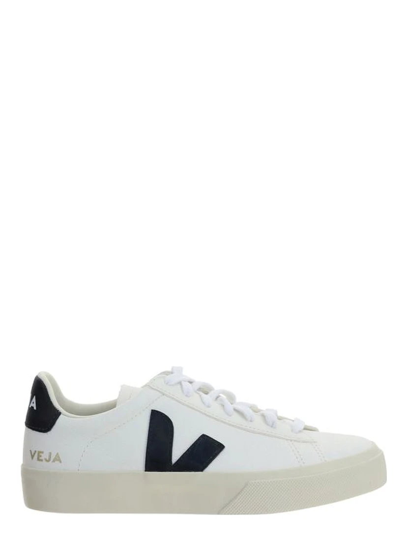 White Calf Leather Bos Taurus Low Top Sneakers