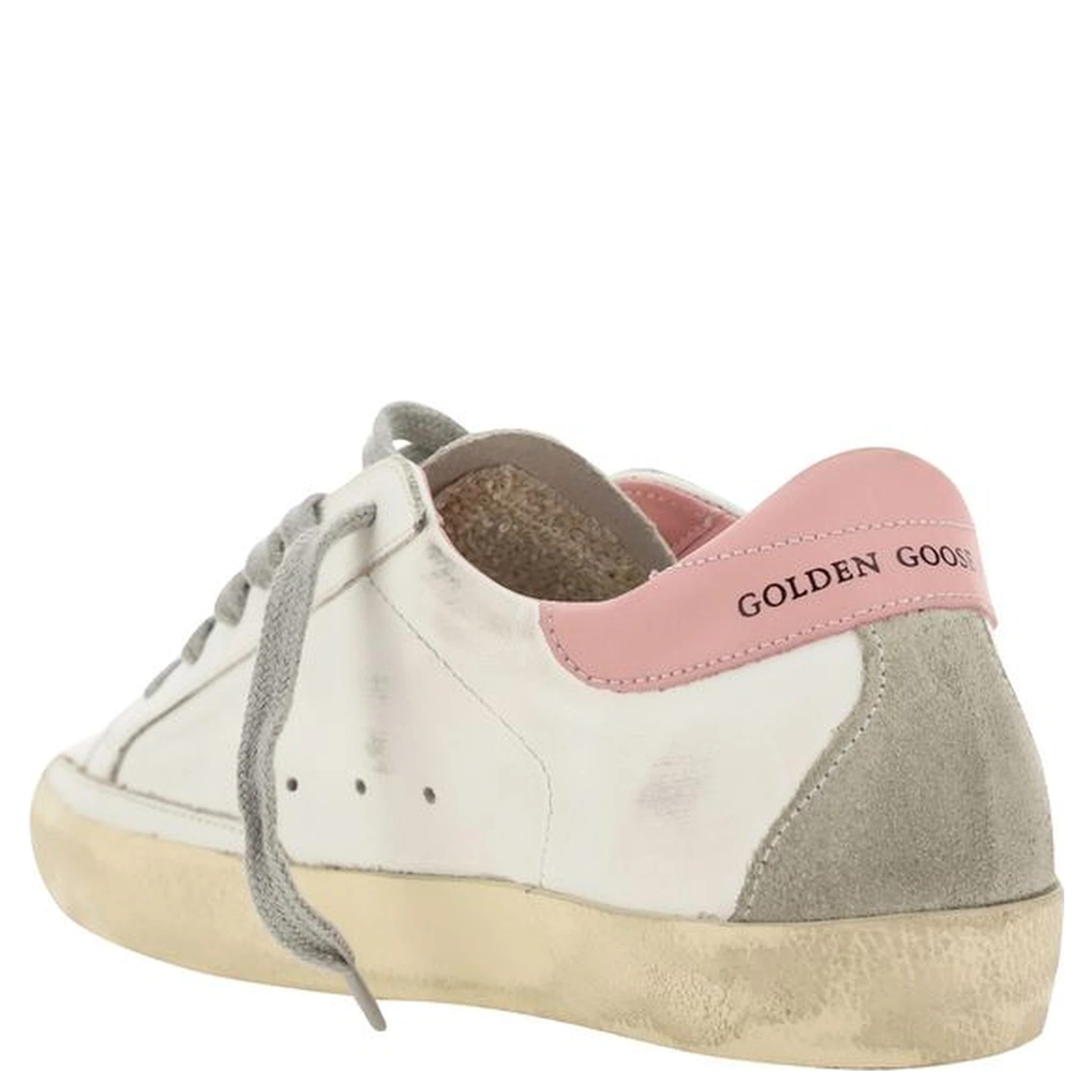 White Calf Leather Bos Taurus Low Top Sneakers