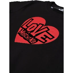 Black Cotton Sweatshirt