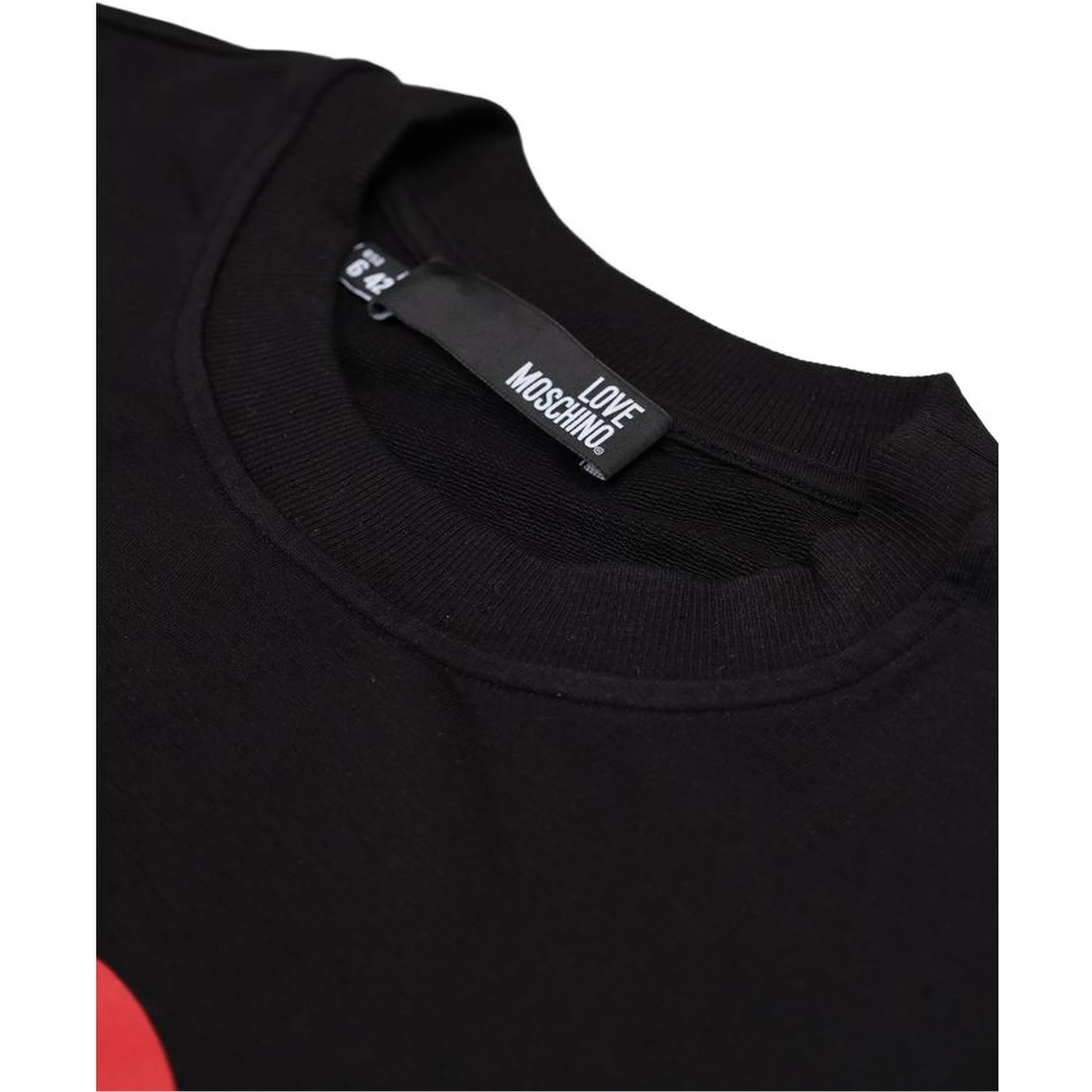 Black Cotton Sweatshirt