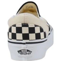 White Fabric Platform Sneakers