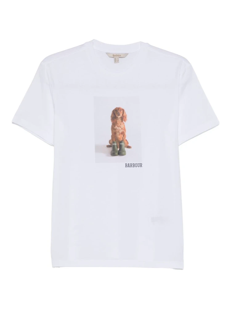 Barbour T-shirts and Polos White