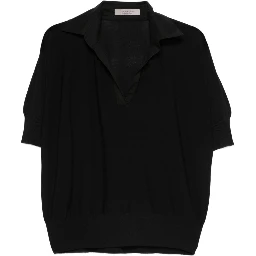 تيشيرتات وبولو سوداء من D EXTERIOR