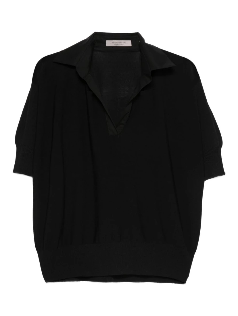 تيشيرتات وبولو سوداء من D EXTERIOR