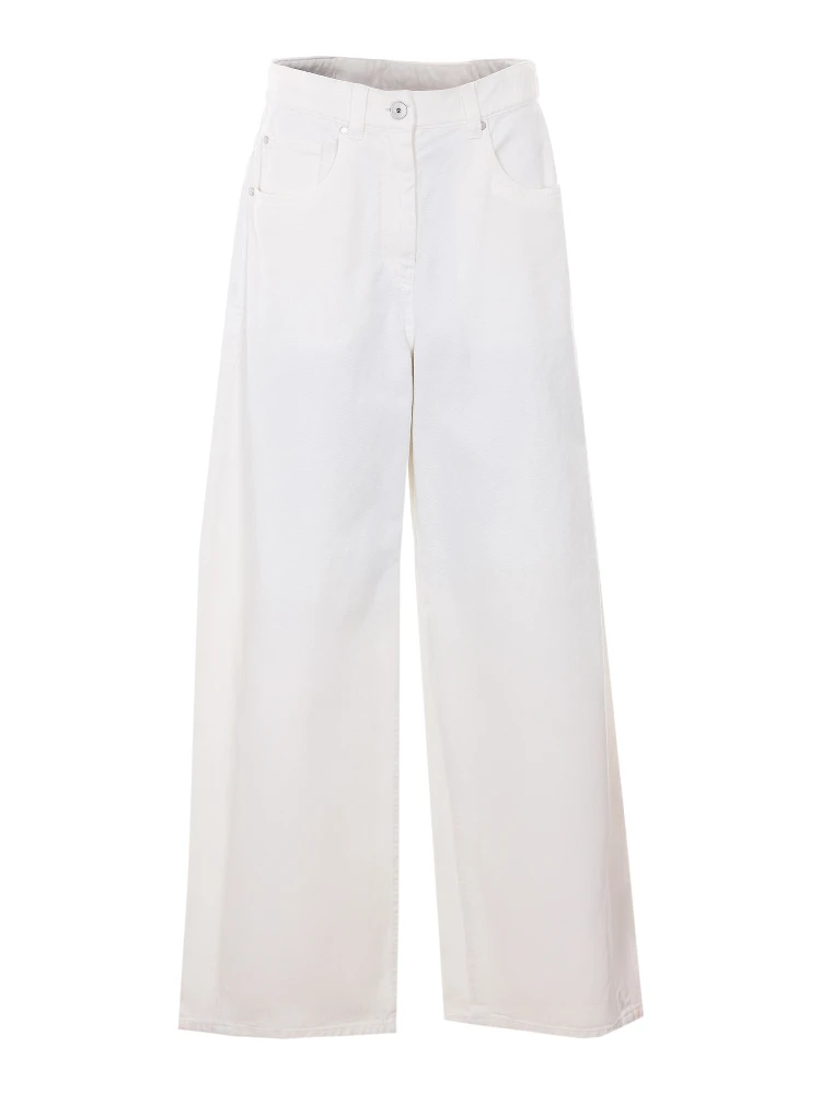 Brunello Cucinelli Trousers White