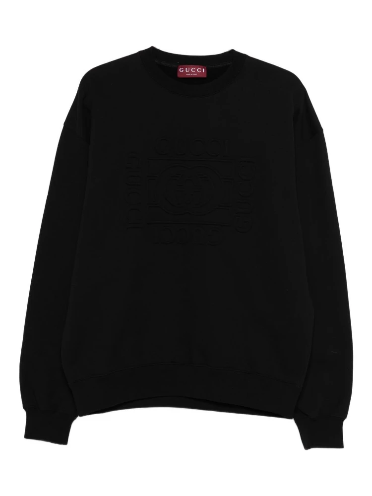 Crewneck cotton sweater