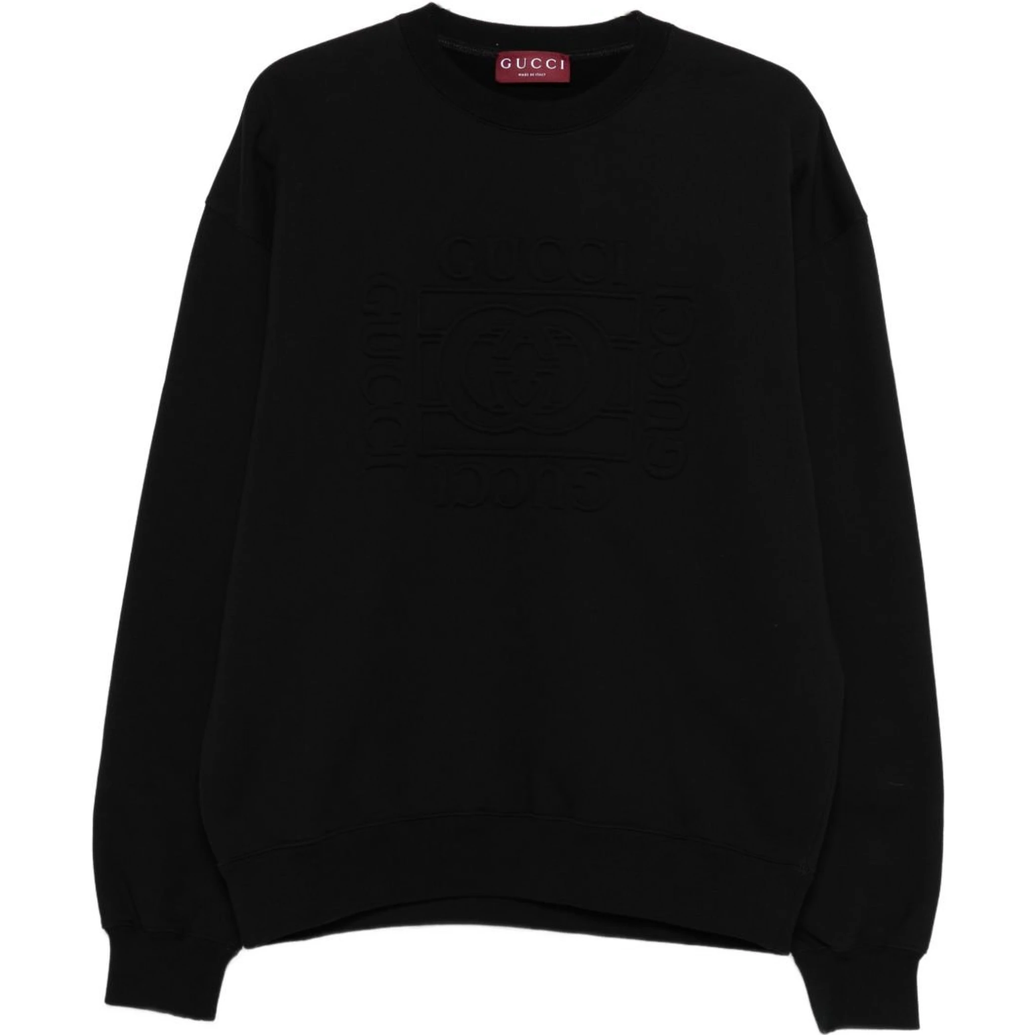 Crewneck cotton sweater