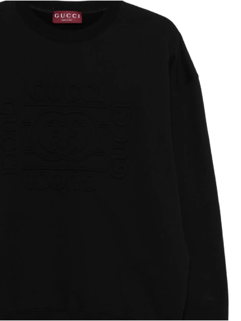Crewneck cotton sweater