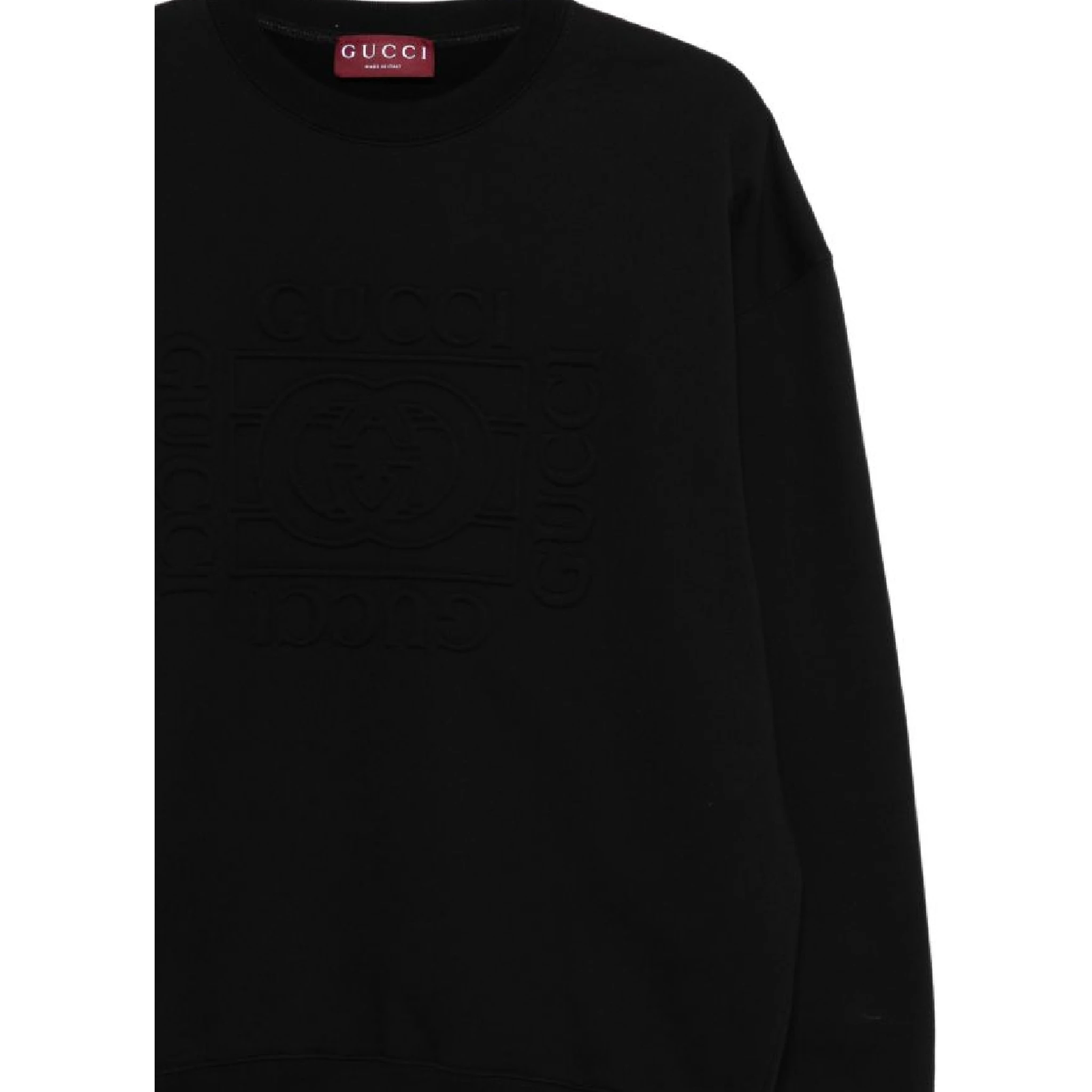Crewneck cotton sweater