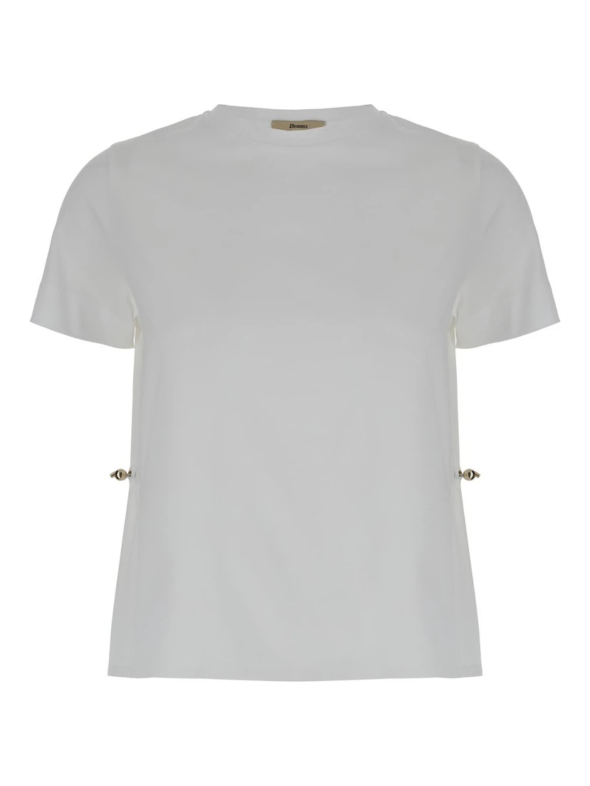 T-shirt with coulisse