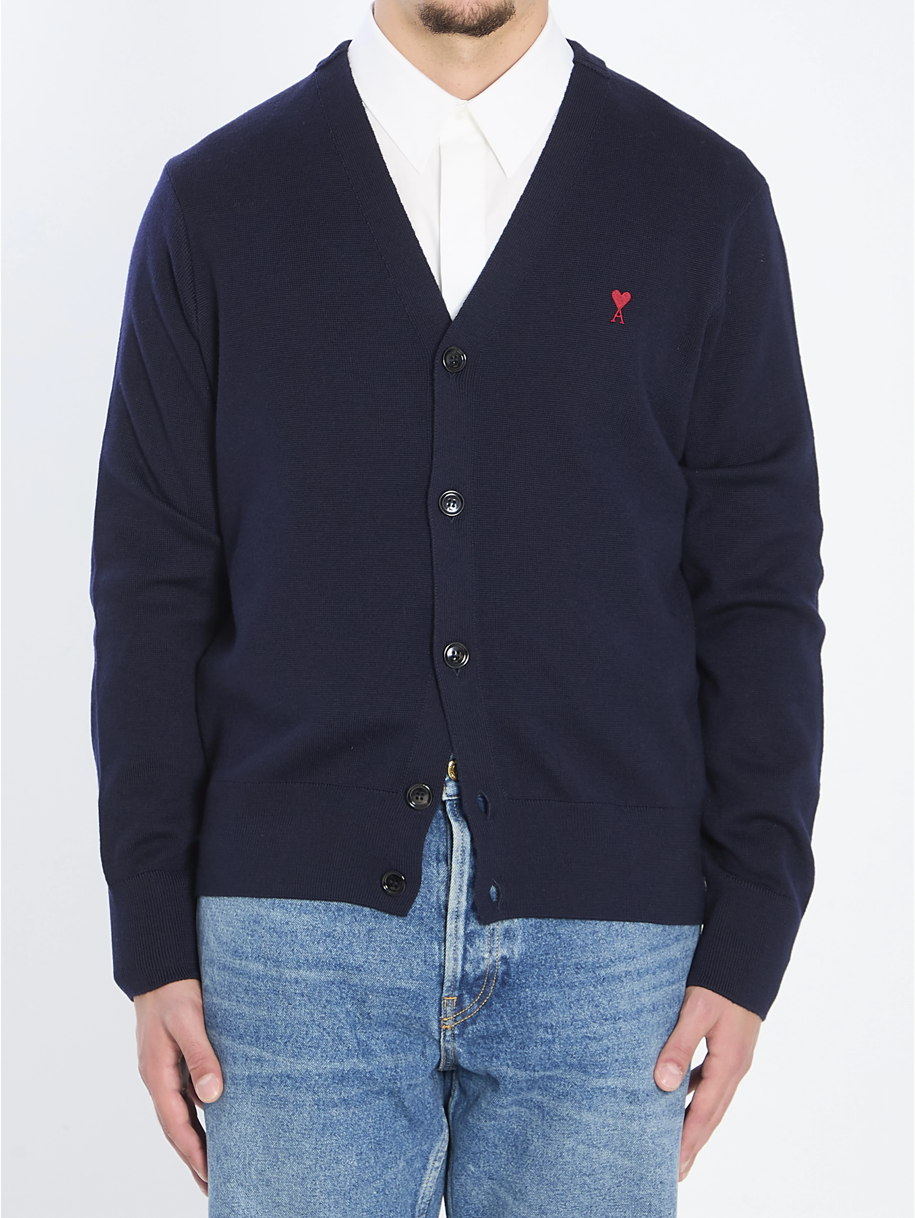 Ami de Coeur wool cardigan