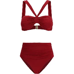Bordeaux Polyester Bikini