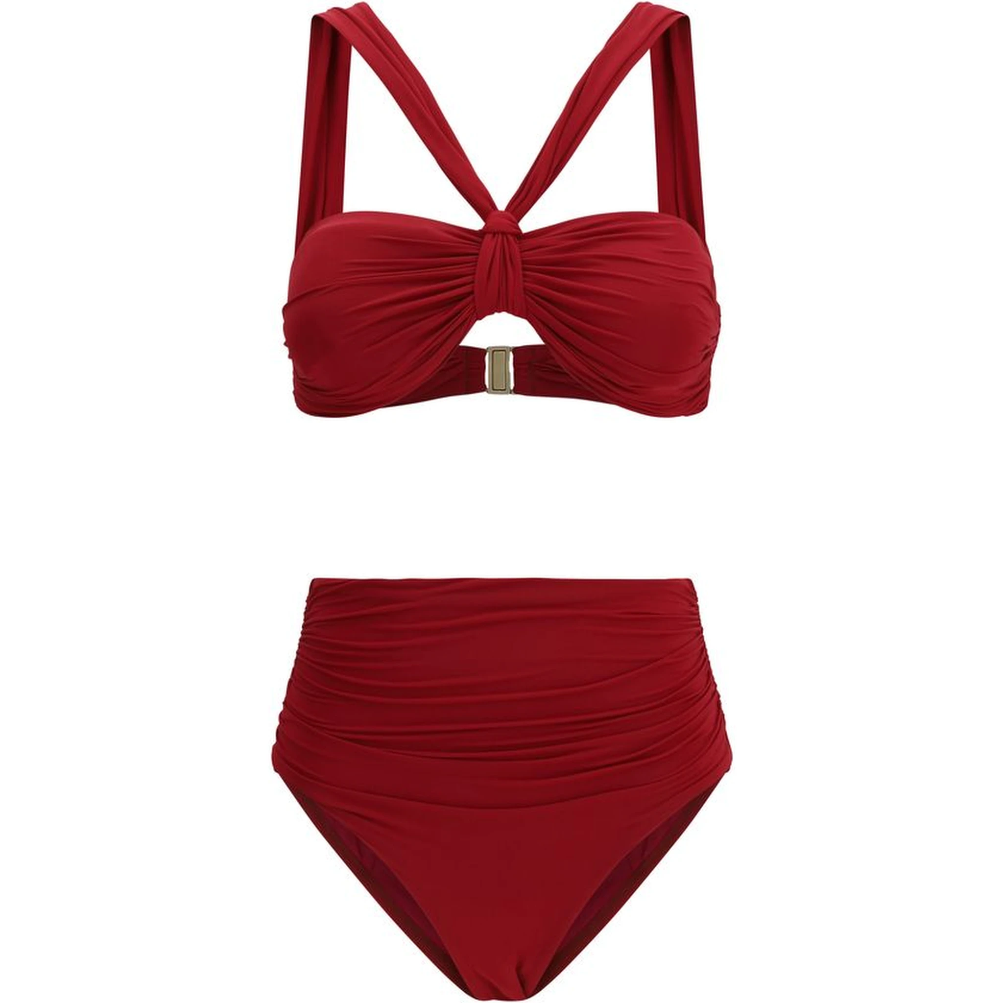 Bordeaux Polyester Bikini