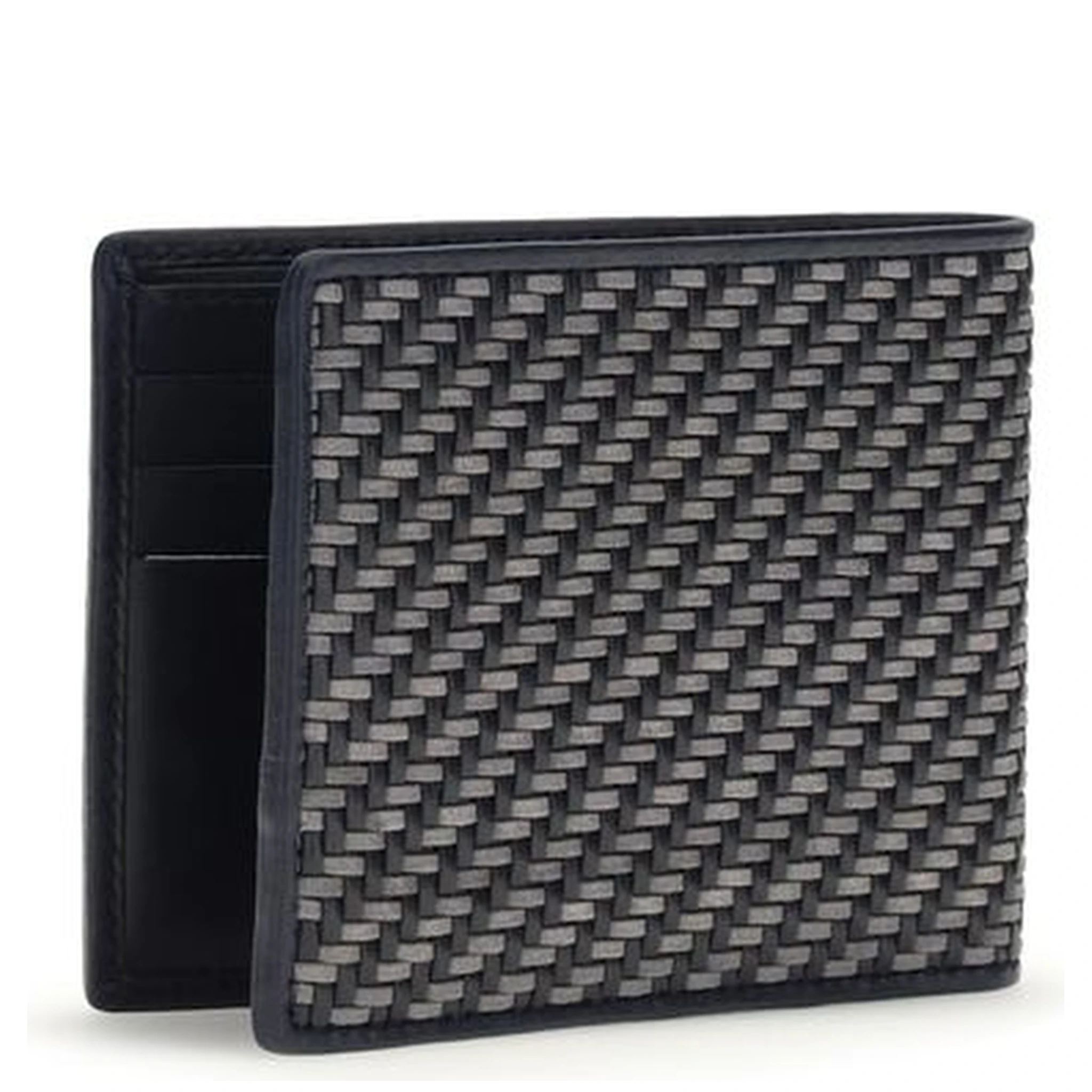 Gray Calf Leather Bos Taurus Wallet
